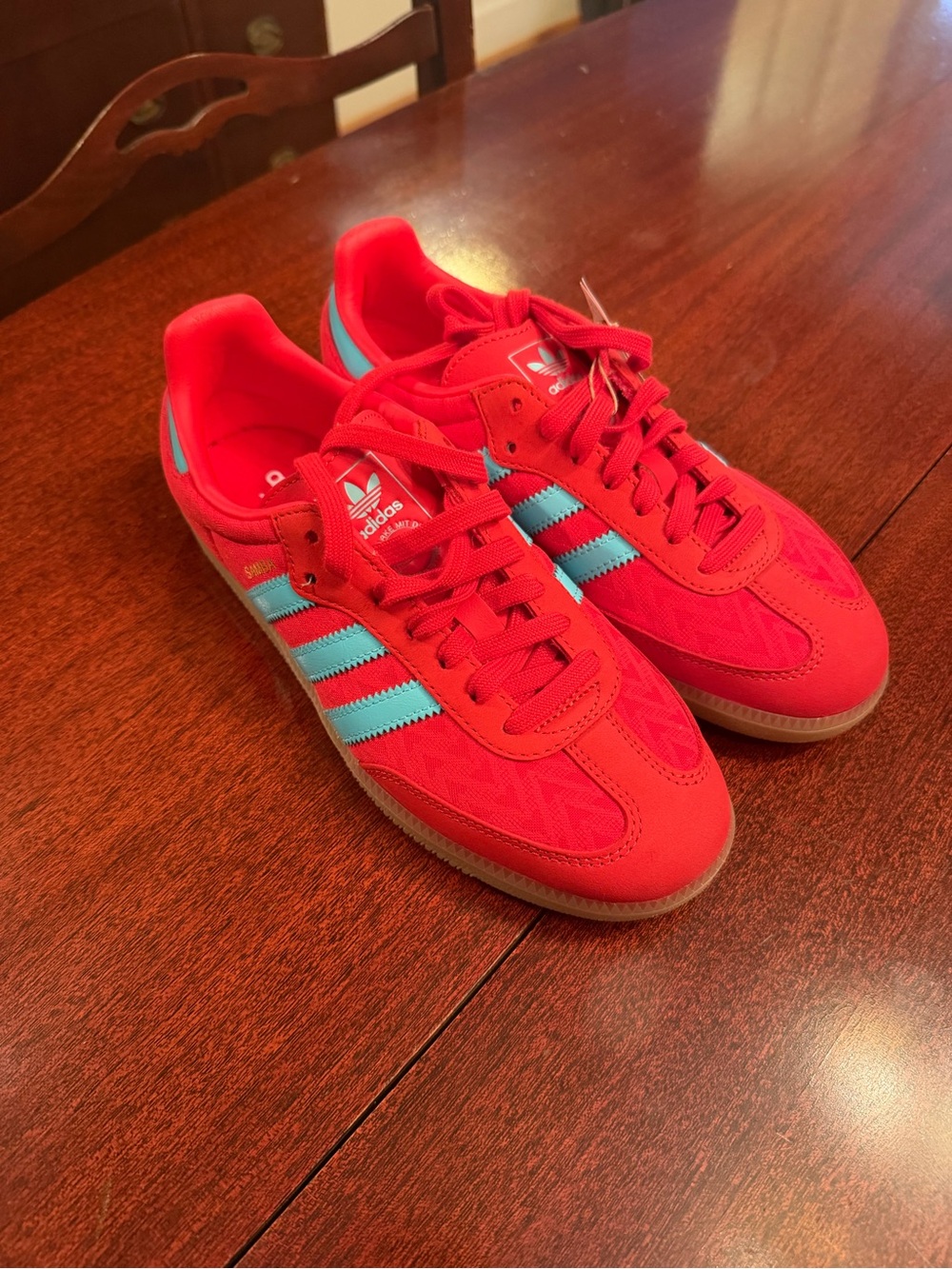NWT adidas Samba OG
Red Pulse Aqua (Women's 6.5)